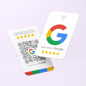 Cartão NFC Google Review para Avaliações no Google Meu Negócio