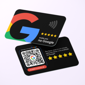 Cartão NFC Google Review
